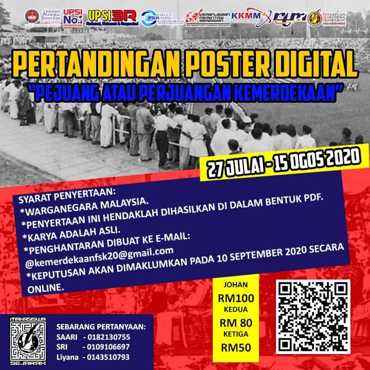 Digital 2021 poster kemerdekaan